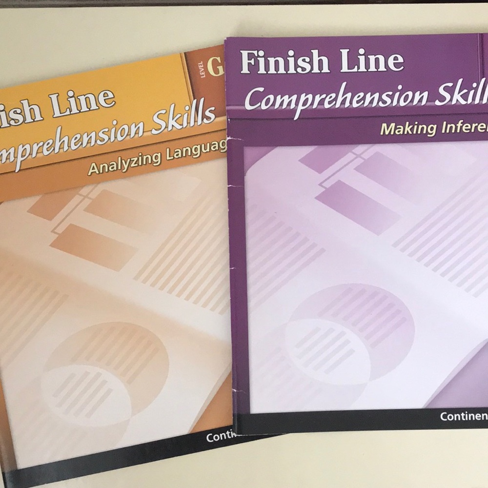 Finish Line Comprehension Skills Kids Workbooks